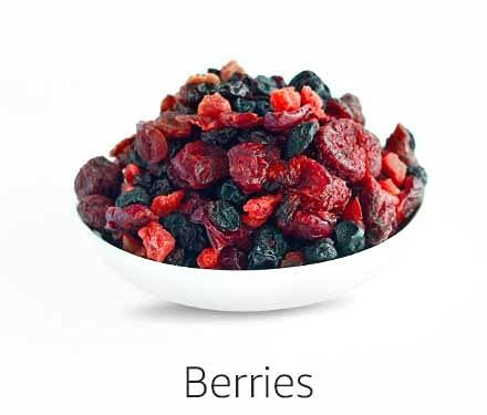 Namo Organics Namo Organics - Super Berry Mix - 1 kg - Dried Mixed Berries | 5+ Berry Dry Fruits like Cranberries, Blueberries, Strawberries, Goji Berries, Black current