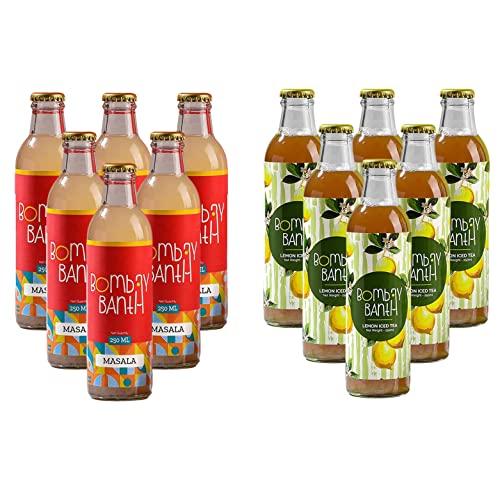 Bombay Banta Bombay Banta Masala Lemonade And Lemon Ice Tea Combo Pack For Instant Refreshment | Freshly Packed Beverage| No Added Sugar | (Net Weight 250ML/Bottle) (Pack Of 6 Masala & 6 Lemon Ice Tea)