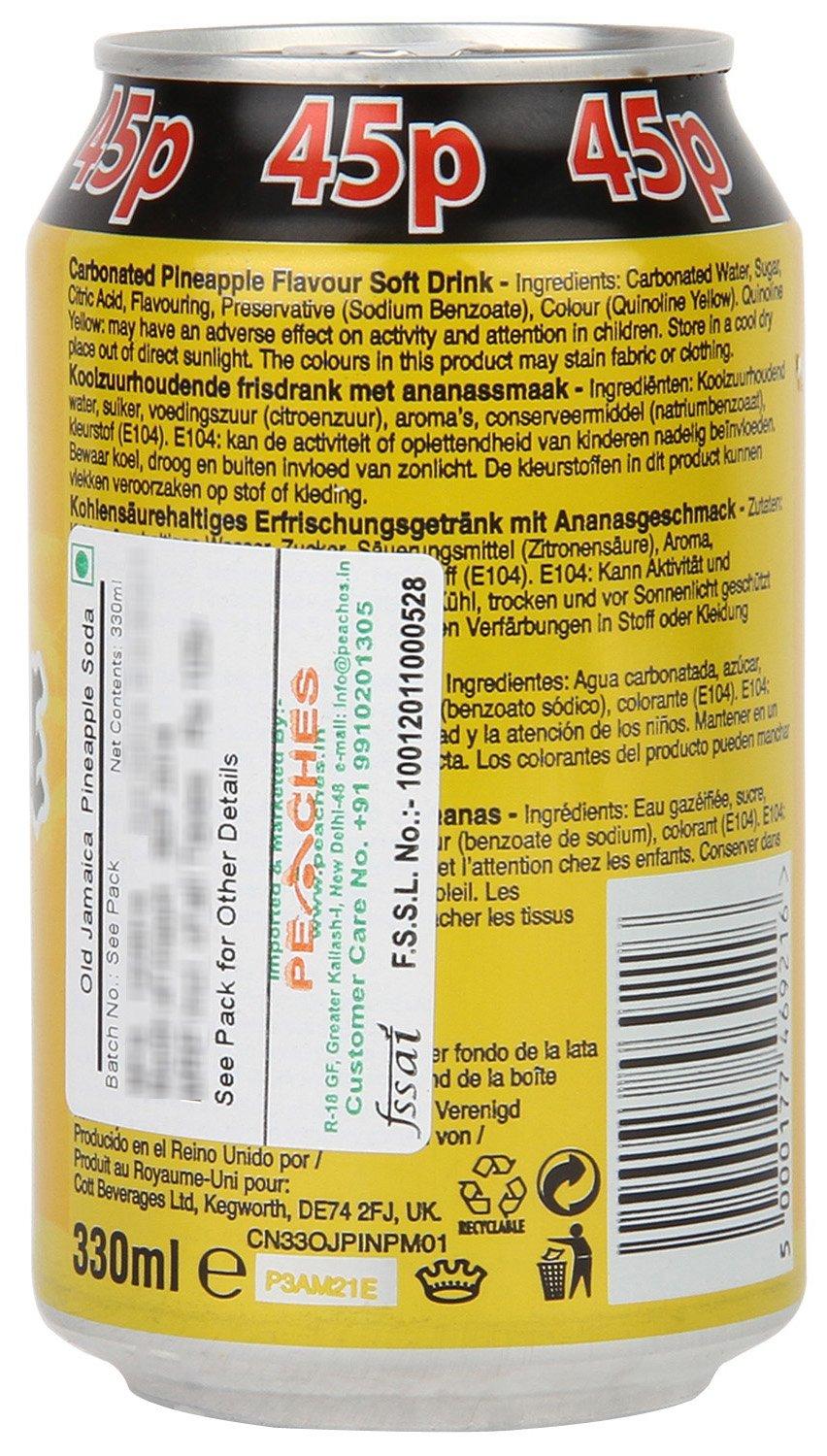 Old Jamaica Old Jamaica Pineapple Soda, 330ml