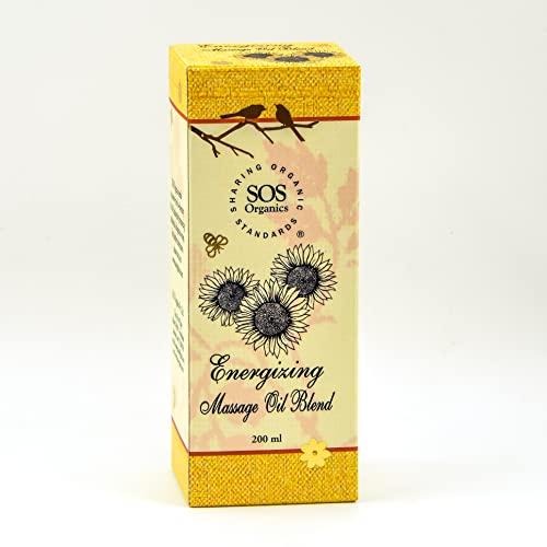 SOS ORGANICS SHARING ORGANIC STANDARDS SOS Organics - Energizing Massage Oil, 200 ml