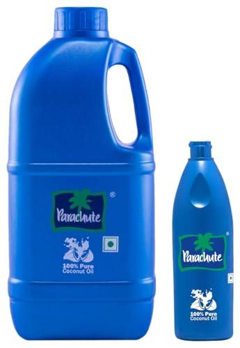 Parachute Parachute Coconut Oil - 1 L Pet Jar&Parachute Coconut Oil 300 ml - Bottle