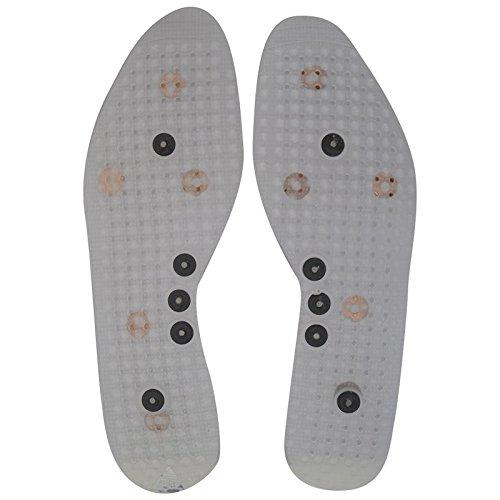 PERFECT MAGNET Perfect Magnet Acupressure Health Care Product ACP Magnetic Shoe Sole (Free Size, White)