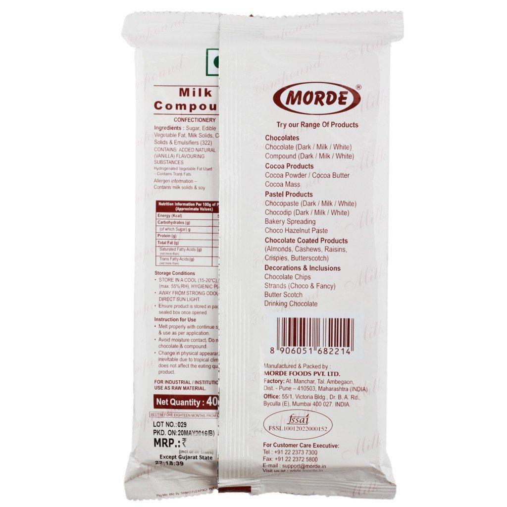 MORDE MORDE Milk Compound Slab 400G -Pack Of 2Pc, Powder