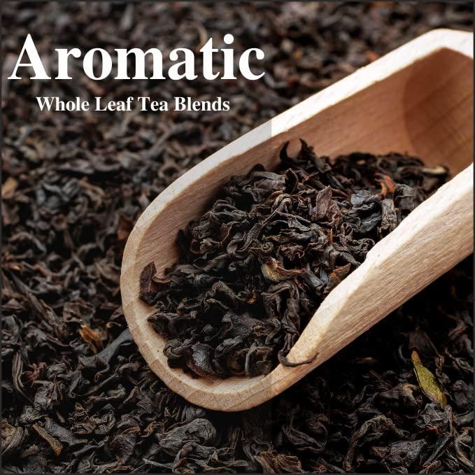 SAN-CHA SAN-CHA Tea Boutique Kashmiri Kahwah Tea(75+Cups) 100% Rainforest Alliance Certified Real Spices, Desi Kahwa, Detox Loose Leaves Green Tea, 1 Grams, Pack Of 1