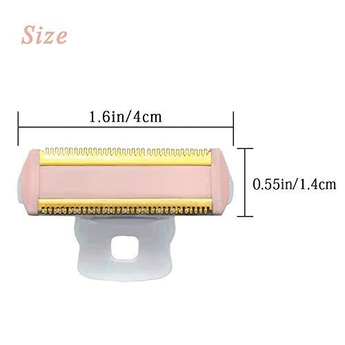 INVODA Women Shaver Replacement Heads for Finishing Touch Flawless Body Rechargeable Ladies Shaver Hair Remover Heads (6PCS)