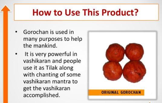 Generic Gorojanam- Gorochan- Gorochar- Gorojan- Vashikaran- Pooja Gorojanam Powder- 1pcs- Dhanvant Herbal Shop
