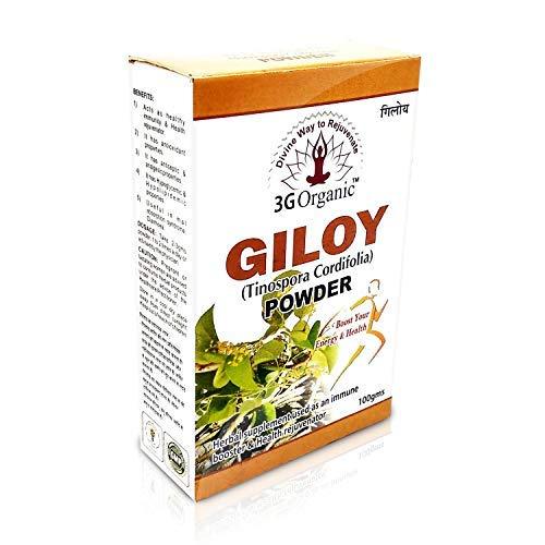 3GOrganic 3GOrganic Premium Quality Giloy Powder for Healthy Hair & Multipurpose 100 Grams (Pack of 1)