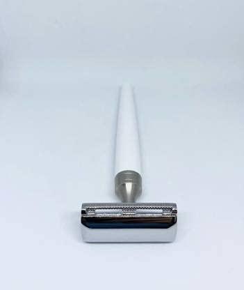 Stylazo Stylazo Shaving Double Edge Safety Razor for Men and Boys Ustra Shaving Razor White Color