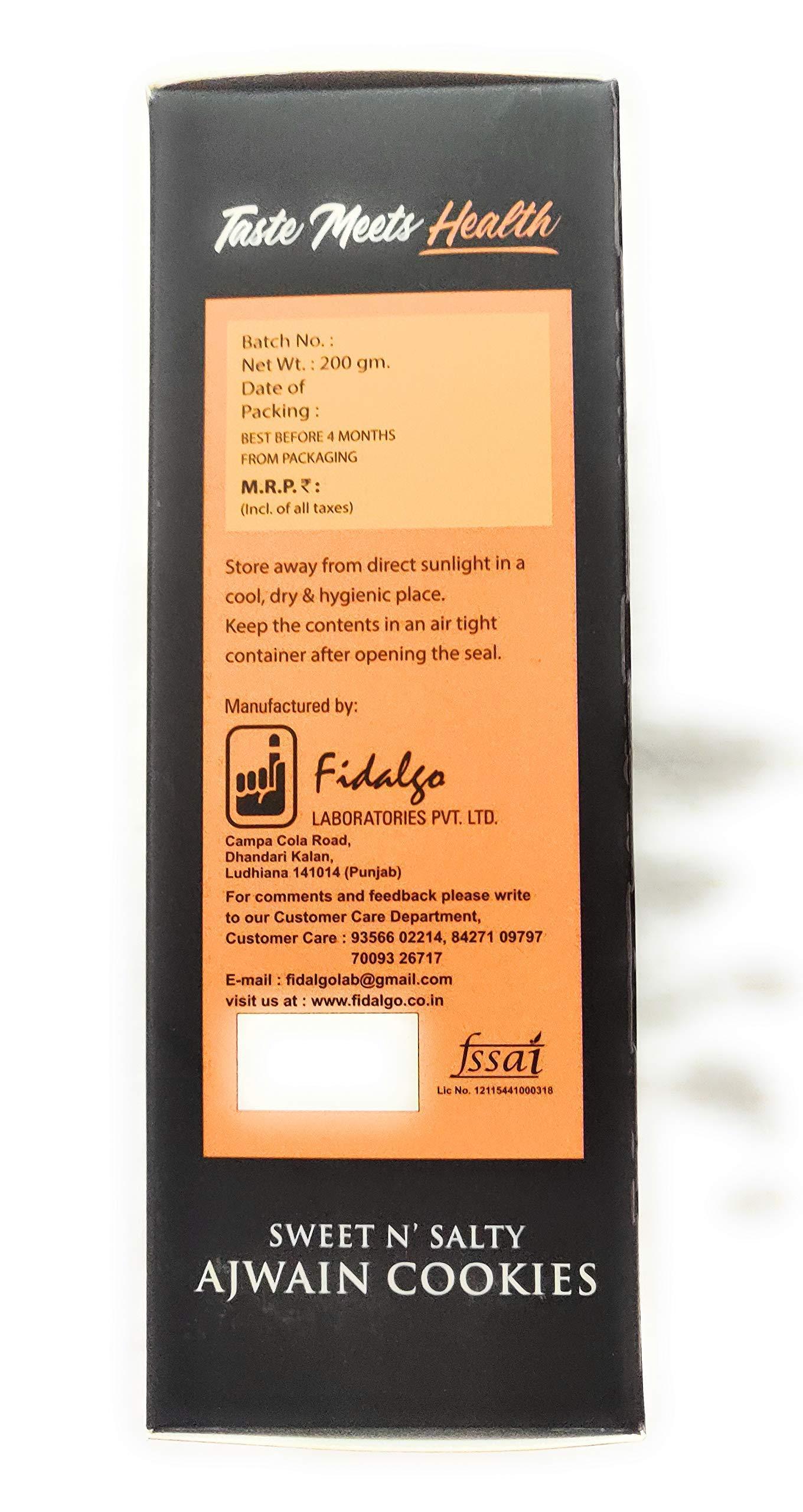 Fidalgo Fidalgo's Gluten Free Multigrain Sweet n' Salty Ajwain Cookies 200g