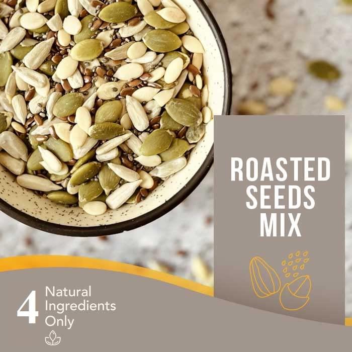 Indiana as offered by nature Indiana Roasted Seeds Mix (Gluten Free, Vegan) Char Magaz 200 Grams