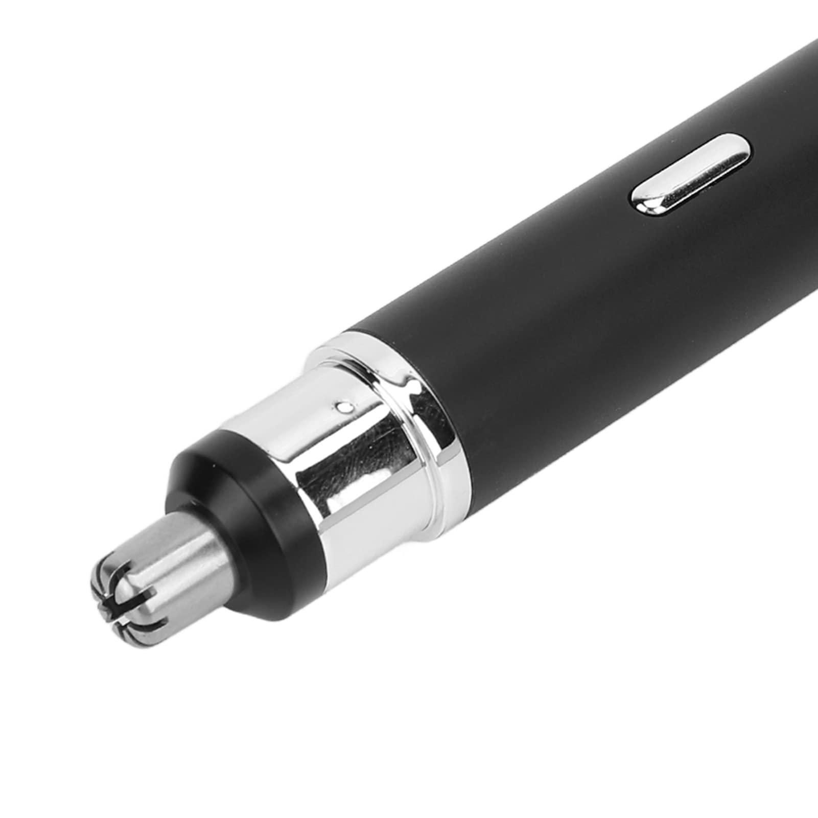 BUCS Nose Hair Trimming Machine, Nose Trimmer Electric USB Low Noise for Men for Home (Black)