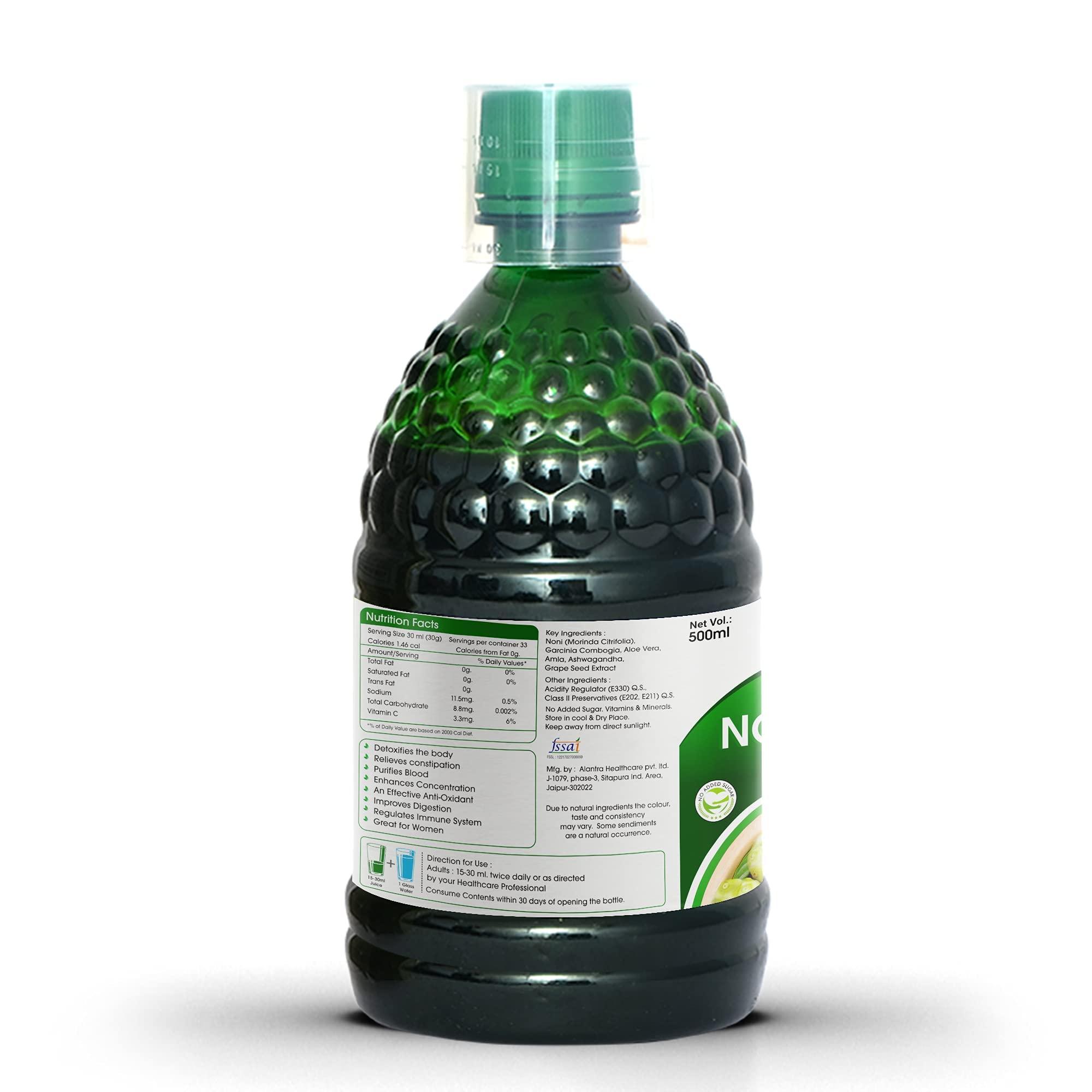 Natells Healthcare Natells Healthcare Noni Juice 500ml. Sugar Free (Help in Treats Arthritis)