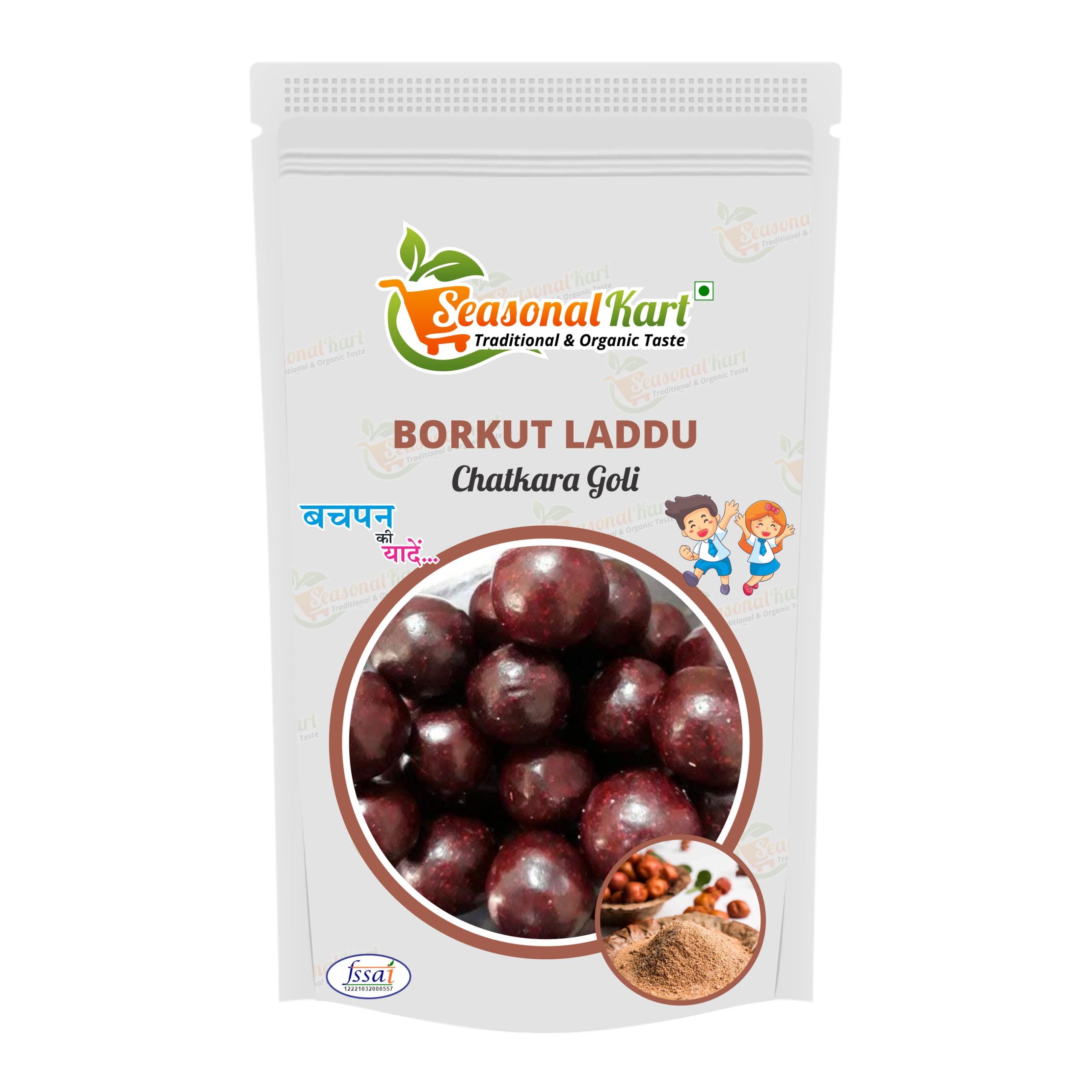 SEASONALKART SEASONALKART Pack of Borkut Ladoo & Punjabi Imli Laddu 400 gm Each Total 800 gm (Pack of 2)