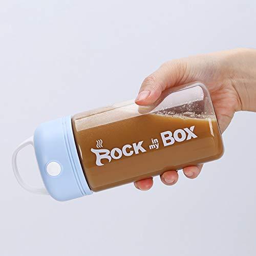 Qunan Qunan 380mL Electric Protein Shaker Bottle Portable M er Cup Powered Coffee Shaker Cups plement M er for Protein Shakes Gym Pre-Workout