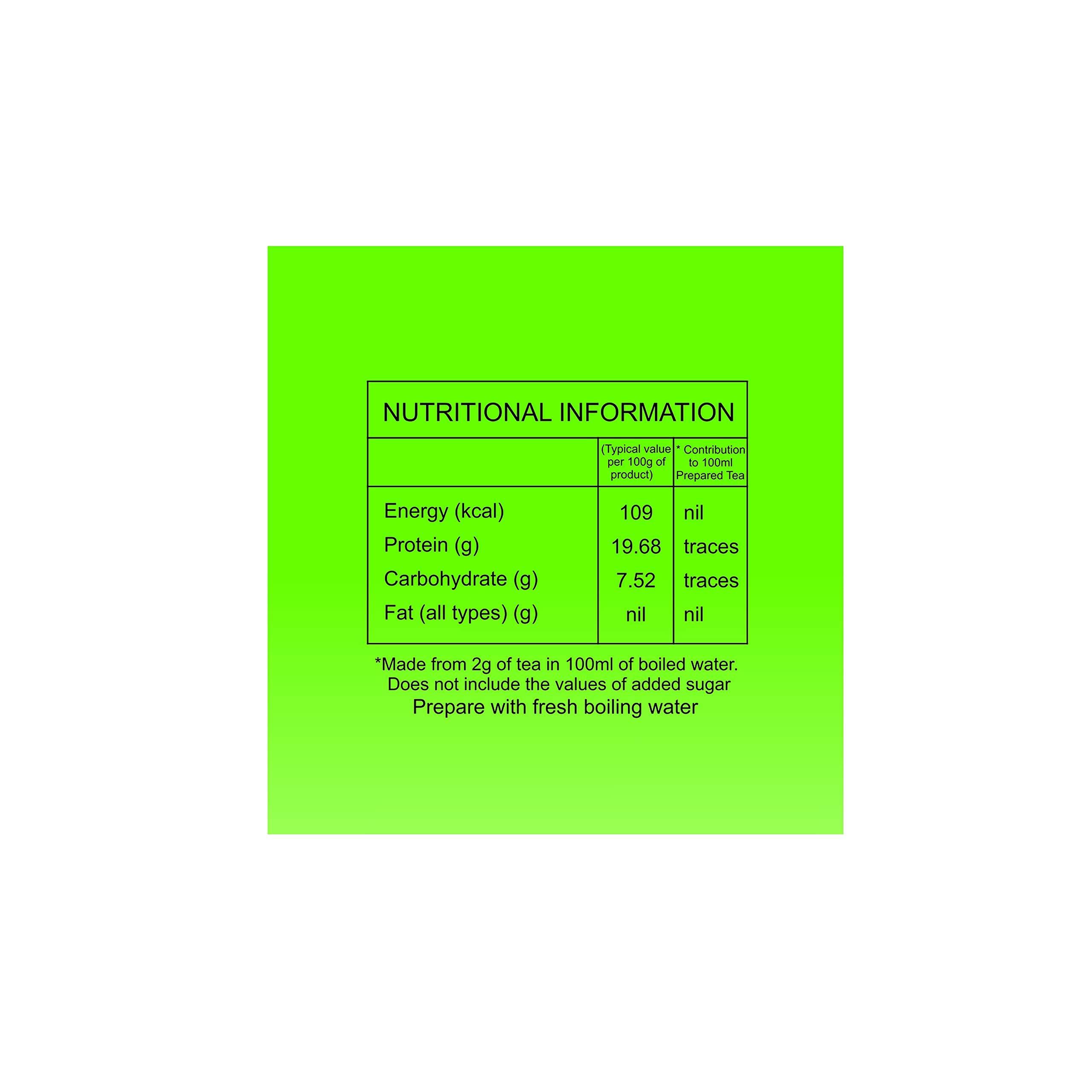 Tanza Tea Tanza Tea Darjeeling Green Tea 100gms (whole leaf)