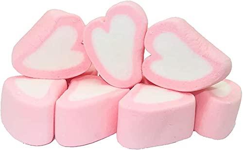 CHATOKDE CHATOKDE Heart Shape Marshmallows 100% Vegan - Assorted Fruit Flavours 50 Pieces |Jar Pack|