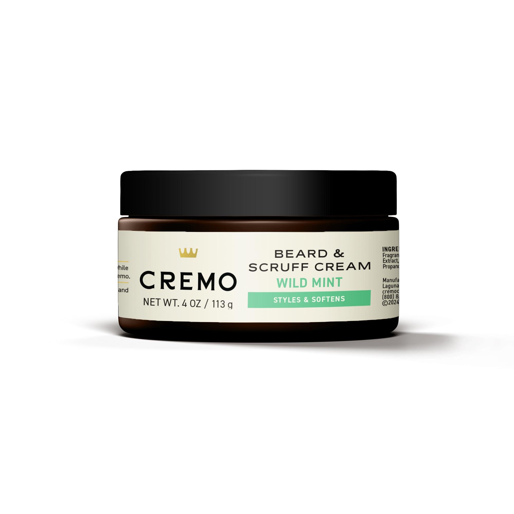 Cremo Cremo Beard & Scruff Cream, Astonishingly Superior, Best for all Lengths of Facial Hair, 4 oz Can
