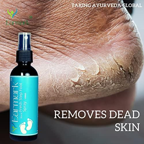 EARMARK EARMARK Koral Fresh Step Foot Spray for Cracked Heels Rough and Dry Feet - 100 ml (Pack of 3)
