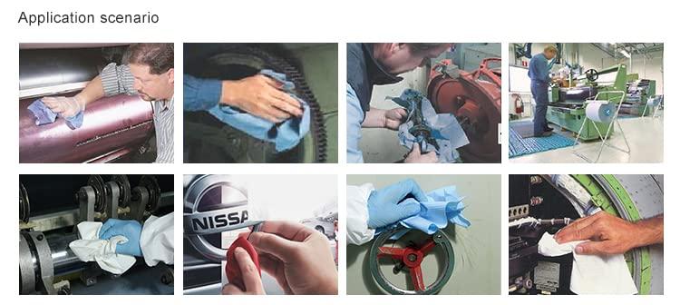 Bamboo Wipes BAMBOO WIPES | Reusable & Washable Non Woven Kitchen Lint Free Multipurpose Towel Tissue Roll| Combo Of 2 Rolls + 10 Napkins 40Cm x 40 Cm) Restaurant, Hospital, Glass Cleaning, Greese