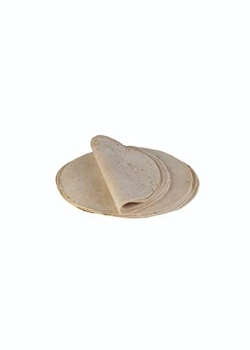 JOYTOSS JOYTOSS Whole Wheat Tortilla Wrap 10 Inches | Whole Wheat Barito I Fresh Taste & Soft Texture l Best for Wraps, Tacos, Nachos & Rolls l Ready to Eat Healthy Food - Pack of 10 (SALTED)