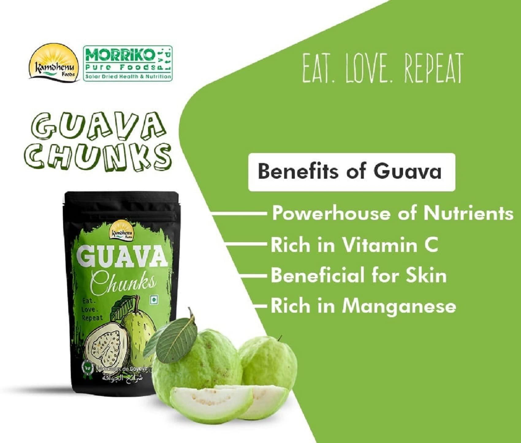 Kamdhenu Foods Kamdhenu Foods Dried Fruit Jamun, Guava and Mango Chunks Healthy Candy | Snacks Combo Pack | Pack of 3 | 100gm Each