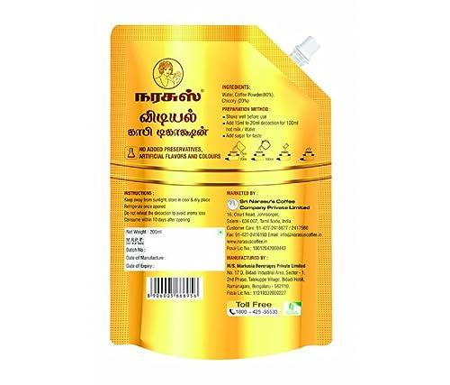 Narasus Narasus Filter Coffee Decoction,200 ml Pack of 4