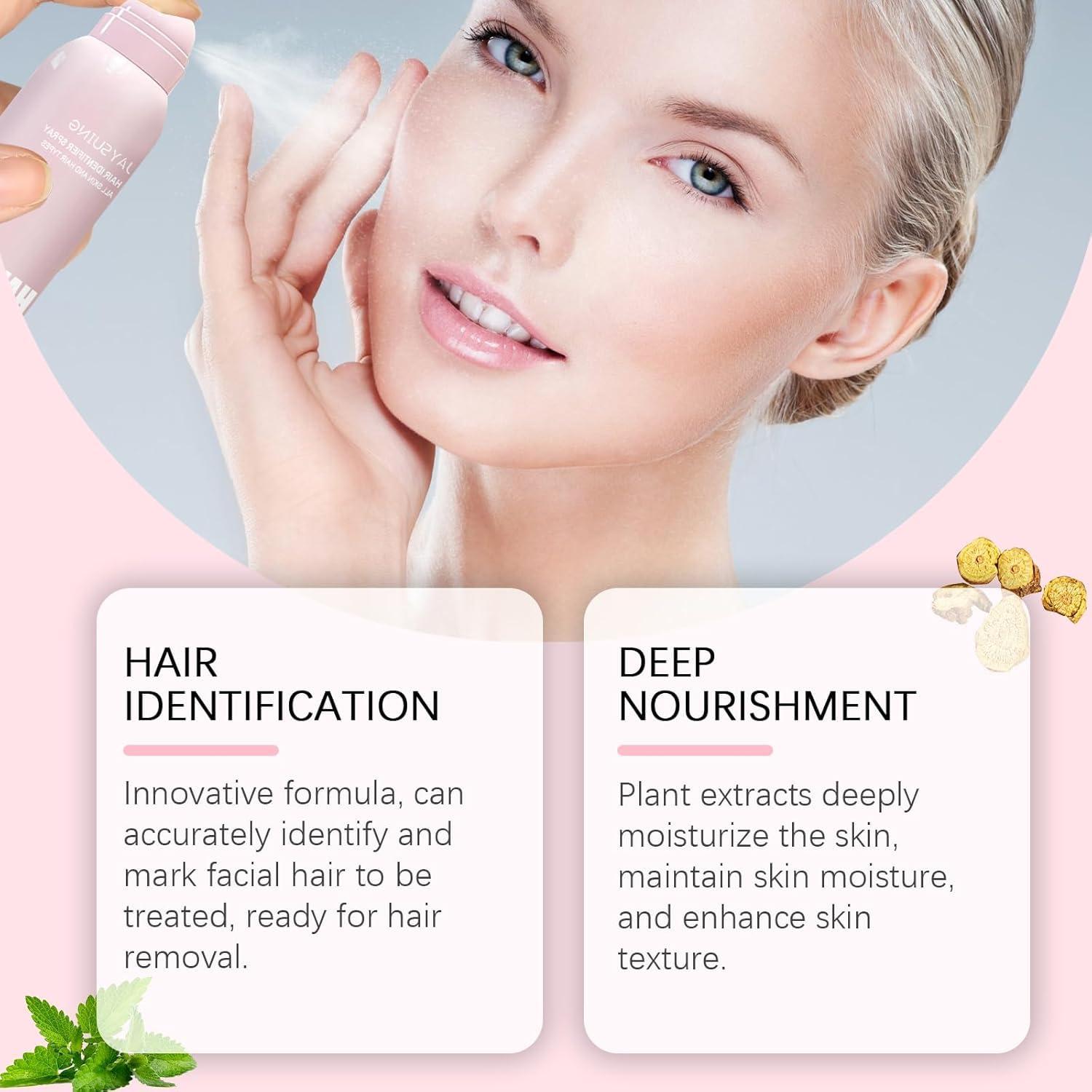 MOZABEE ENTERPRISE Hair Identifier Spray for Face Shaving,Skin dermaplaning Spray for Face,Moisturizing and Skin Care Dermaplaner Spray,Moisturizing and Skin Care Dermaplaner Spray