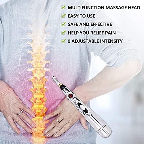 LRK LRK ACUPRESSURE 3-in-1 Electronic Acupuncture Pen, Meridian Energy Pen for Pain Relief Therapy, Electric Meridians Acupuncture Machine, 1 x AA Battery Needed (Not Included)