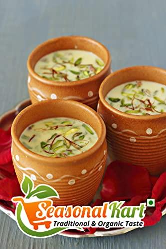 Seasonal Kart Seasonal Kart Fresh And Natural Kesariya Thandai Mix Thandai Powder |Organic & Natural No Added Preservative, Essence And Color | Perfect Summer Drink| (800 Grams)