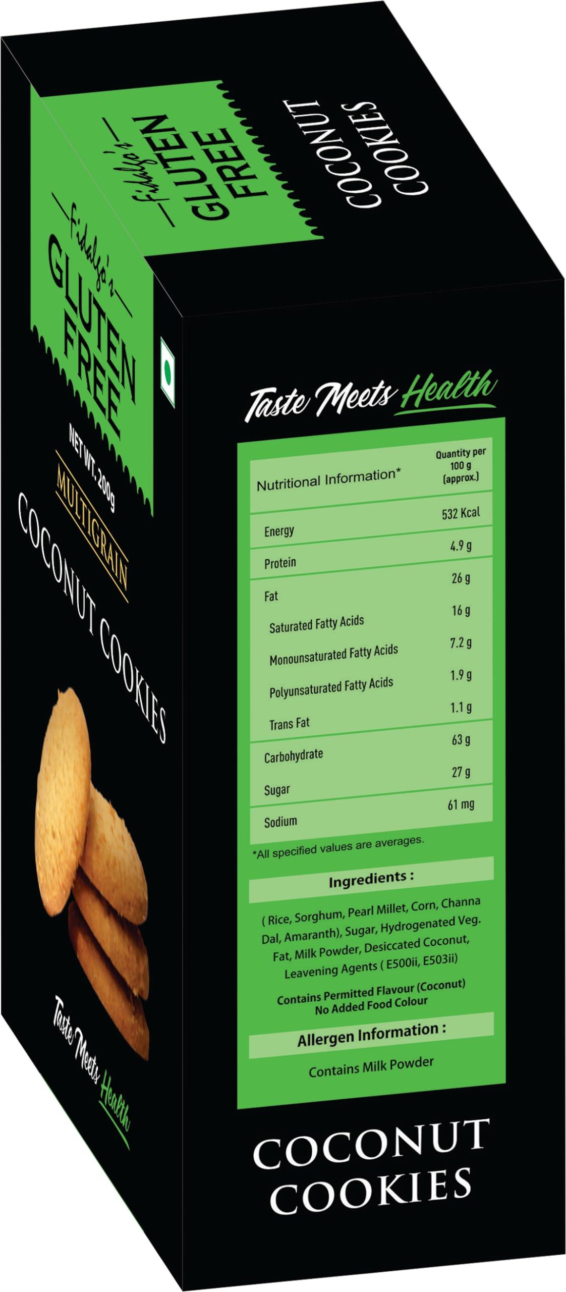 Fidalgo Fidalgo's Gluten Free Multigrain Coconut Cookies 200g