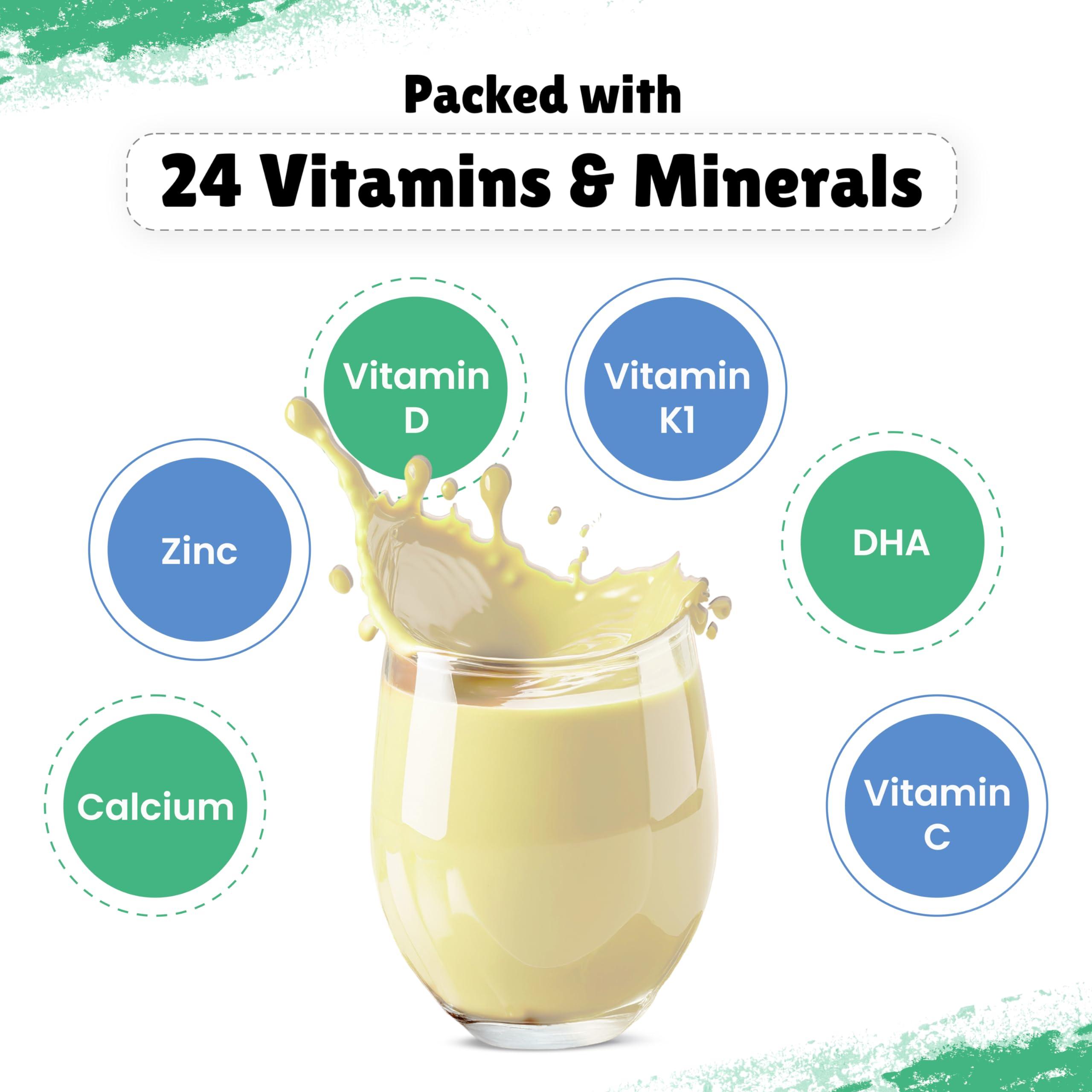 Little Joys Little Joys Nutrimix Powder (2-6 yrs) | Kesar Badam Flavour | No White Sugar | With Goodness of - Ragi, Bajra, Jaggery, Dates, Almond, Walnuts, & Oats | 100% Vegetarian