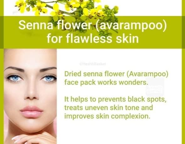 RedCube Thukil Trading Company - Aavarampoo | Tarwar | Aavaram |Senna auriculata | Tangedu Flower Crushed powder (750g)