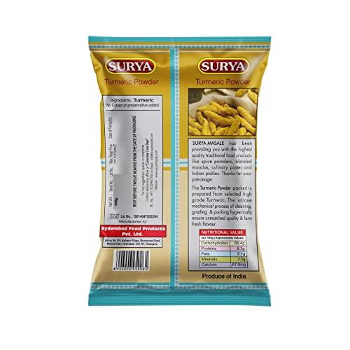 surya Surya 500gm Turmeric (Haldi) Powder |Natural |No Added Colours, No Preservatives
