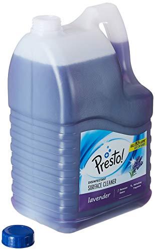Presto! Amazon Brand - Presto! Disinfectant Surface Cleaner - 5 L (Lavender) & Amazon Brand - Presto! Dish Wash Gel - 2 L (Lemon)