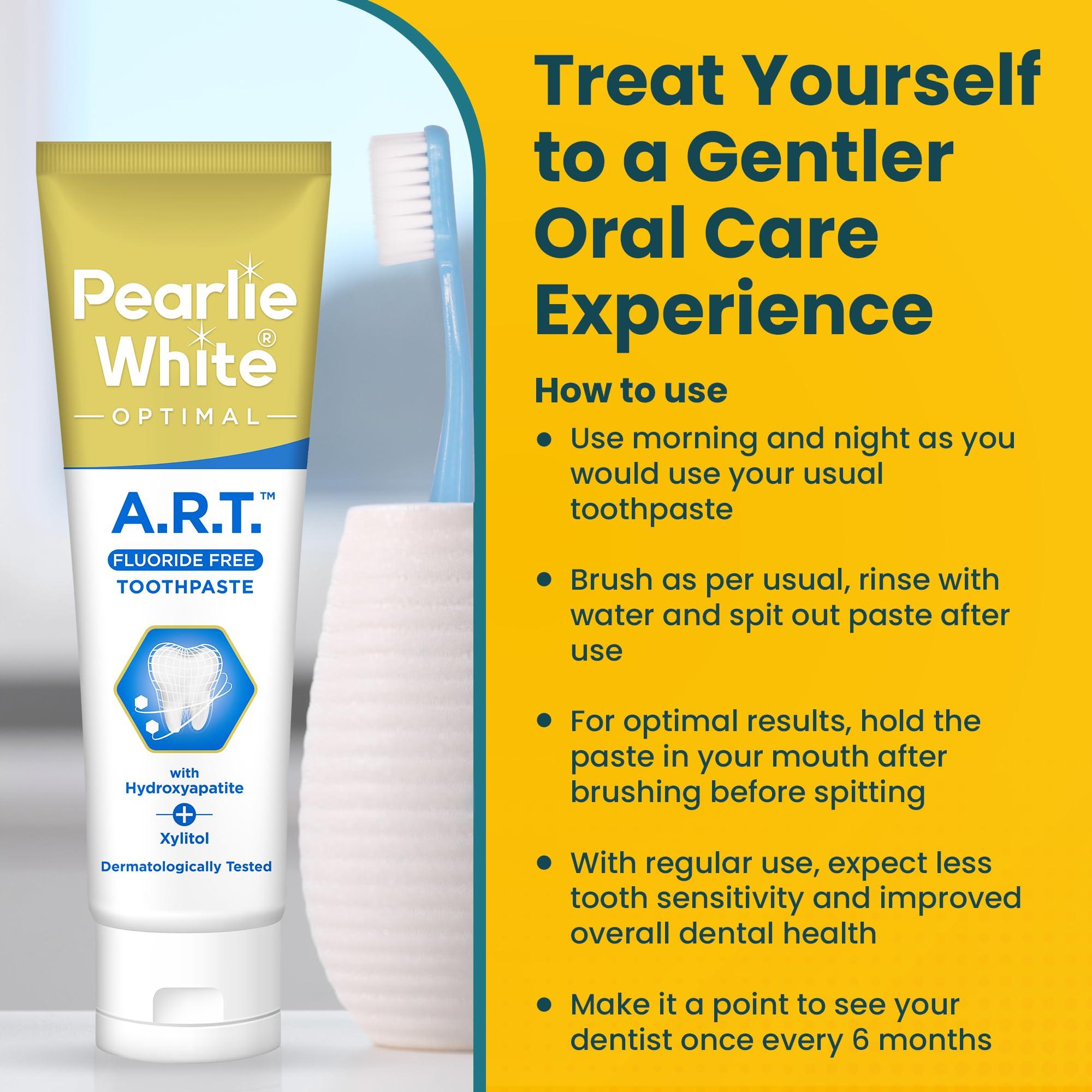 Pearlie White Pearlie White Active Remineralization Toothpaste - Fluoride Free (3.8oz) 110gm