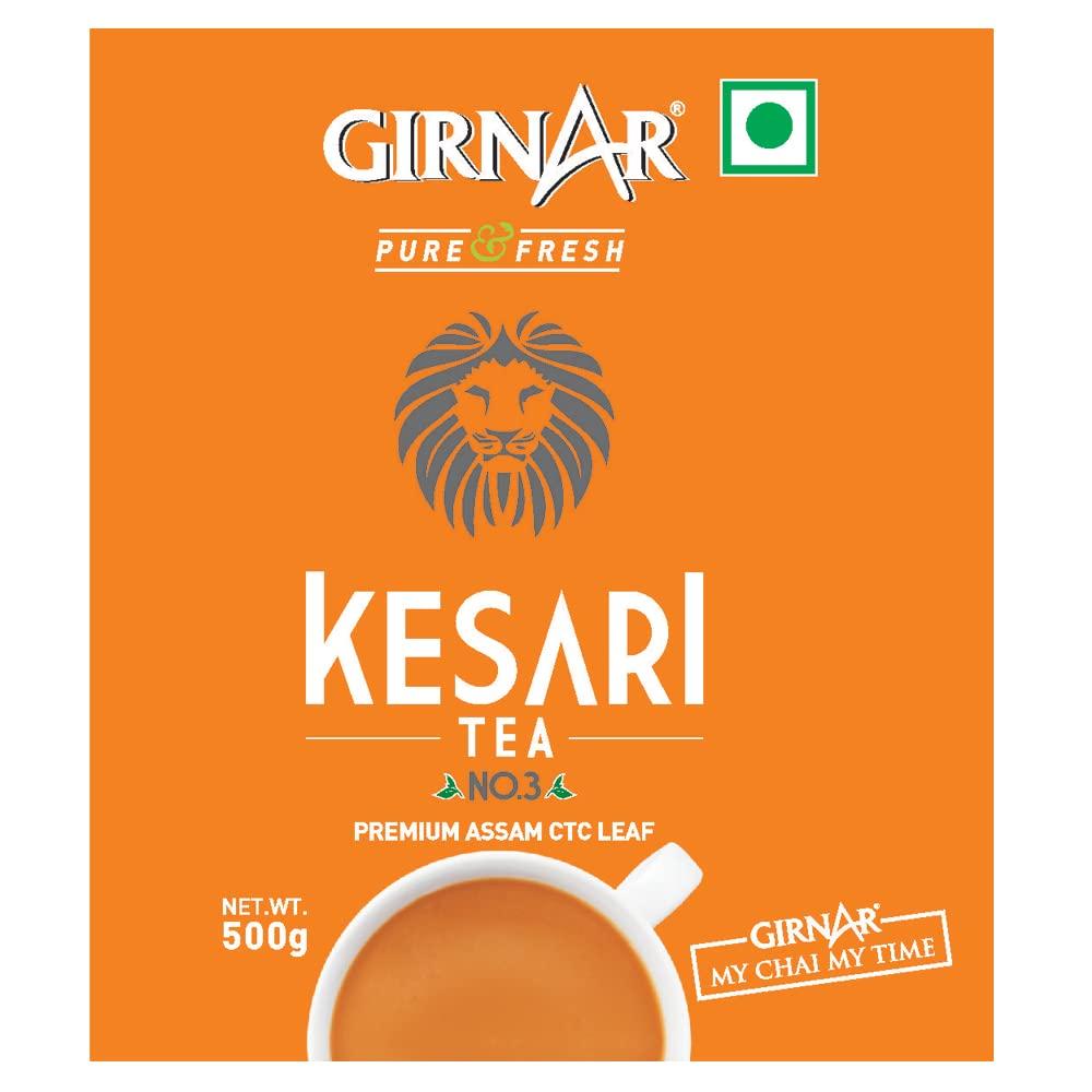 Girnar Girnar Kesari Assam Tea Leaf - No.3 (500 gram Pouch)