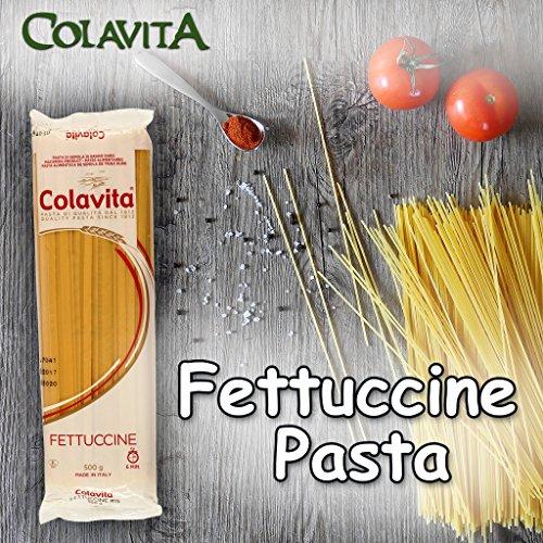 COLAVITA Colavita Fettucine Italian Pasta 500g | Imported from Italy Healthy l Best for Kids | Unique Shape