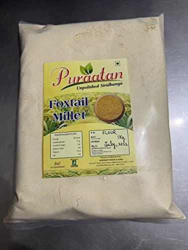 Generic Puraatan Siridhanya Unpolished Millets Flour(Atta) 5kg Combo [Browntop Flour, Kodo Flour, Little Flour, Barnyard Flour, Foxtail Flour]1Kg Each | Dr khadar vali 5 Positive Millets Flour