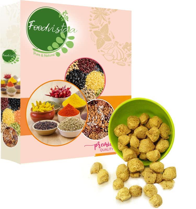 FOODVISTAA FOODVISTAA Pro Organic Life soyabean Chunks, SOYA Chunks Organic, soyabean Nuggets high in Protein 200 grm