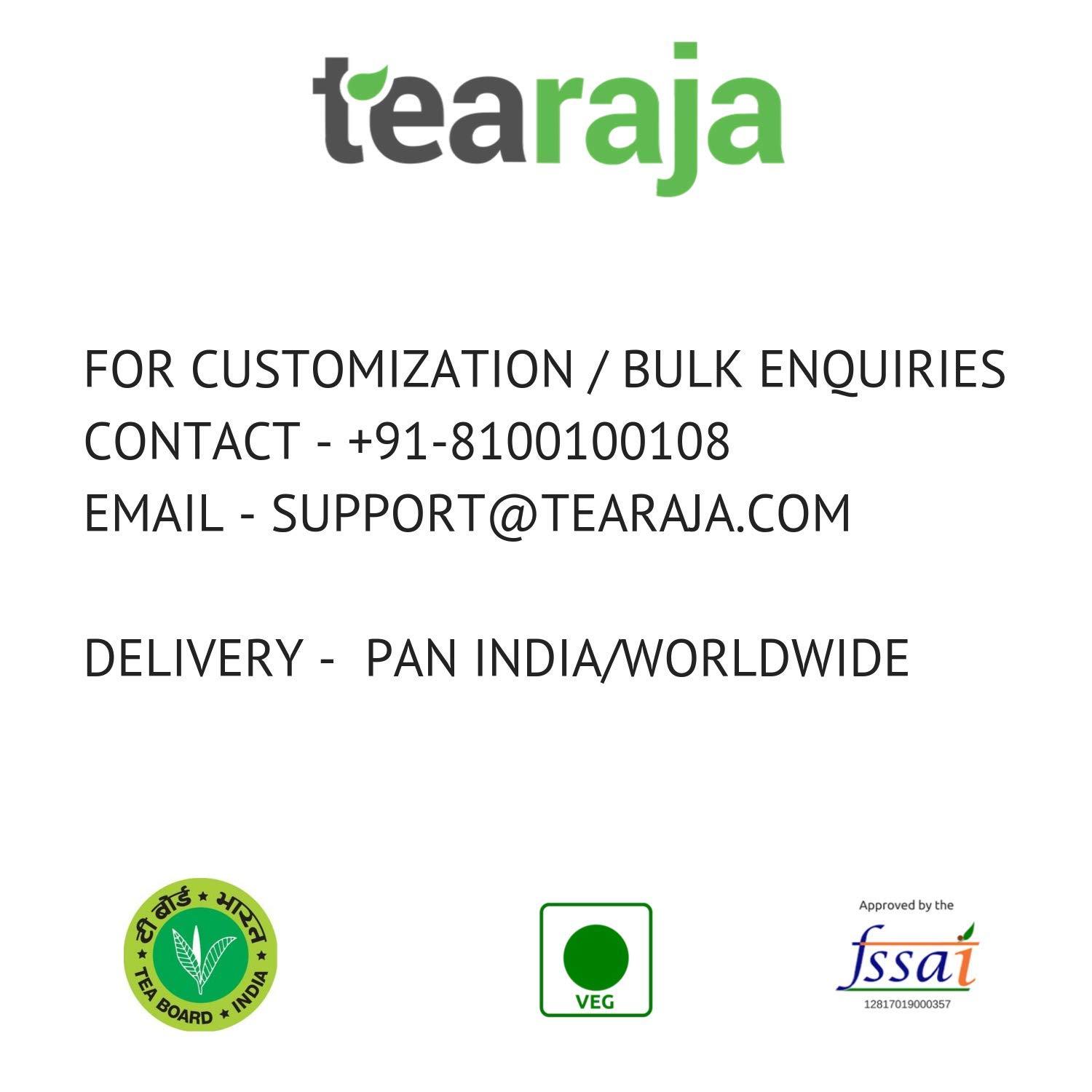 Tearaja Tearaja AURORA Green Tea Gift Box | 10 Test Tubes with Speciality Tea | Herbal Tea Gift | Corporate Gift | Tea Gift | Herbal Tea Gift Pack | New Year Gift | Gifts for Employees | Valentine's Day Gift