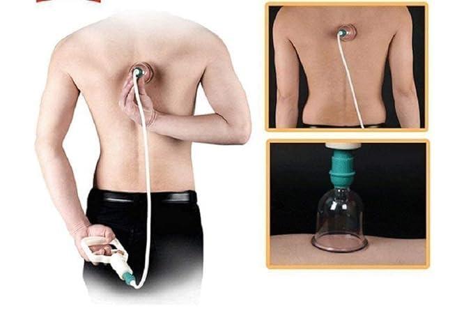 Generic \"Cupping set 12 cup set,Cupping Set for Physiotherapy and Hijama Therapy with Pump - Facial Cupping Kit for Dry Cupping Therapy,Cups for Relaxation and Muscle Recovery\"