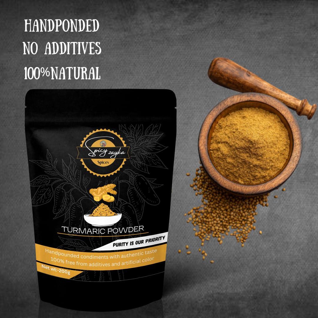 Spicy Zayka Spicy Zayka : Pure Organic Turmeric Powder | Haldi from Salem (1kg)