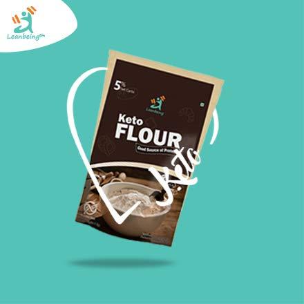 LEANBEING Leanbeing Keto Flour (1Kg) | Best Low Carb Flour | 1Gm Net Carb Per Chapati | Gluten Free | No Additives | Low Gi Non GMO
