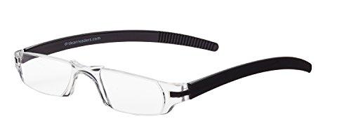 Zoom Eyeworks Dr. Dean Edell Slim Vision, Black, 2.50, 0.200 Ounce