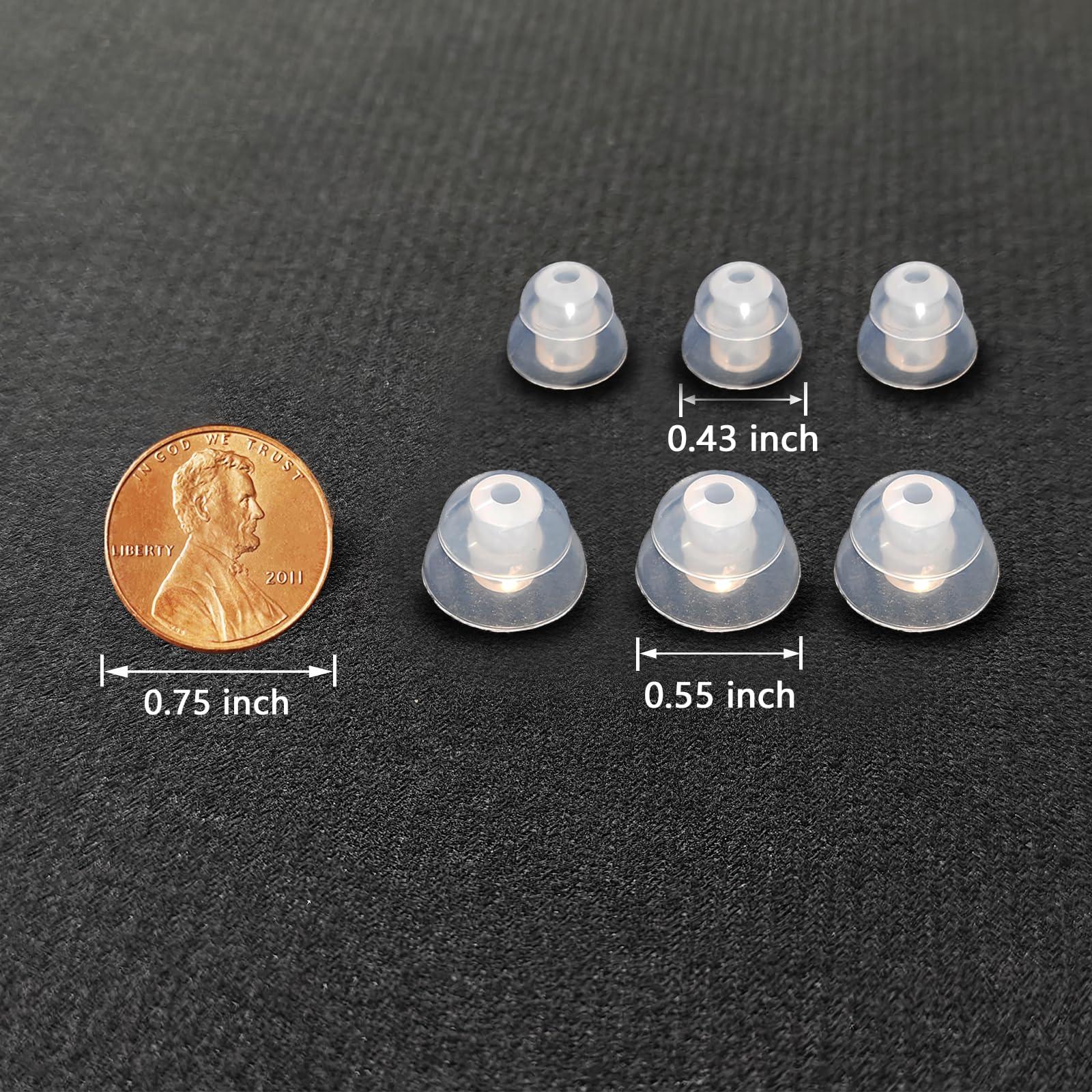 Banglijian Banglijian Hearing Aid Accessories 6 Double-Layer Ear Domes