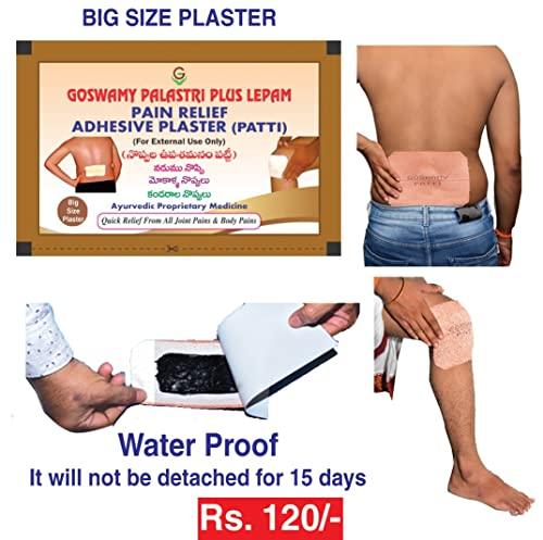 Generic Goswamy Palastri Pain Relief Patti (Big Size) Patti pack of 4