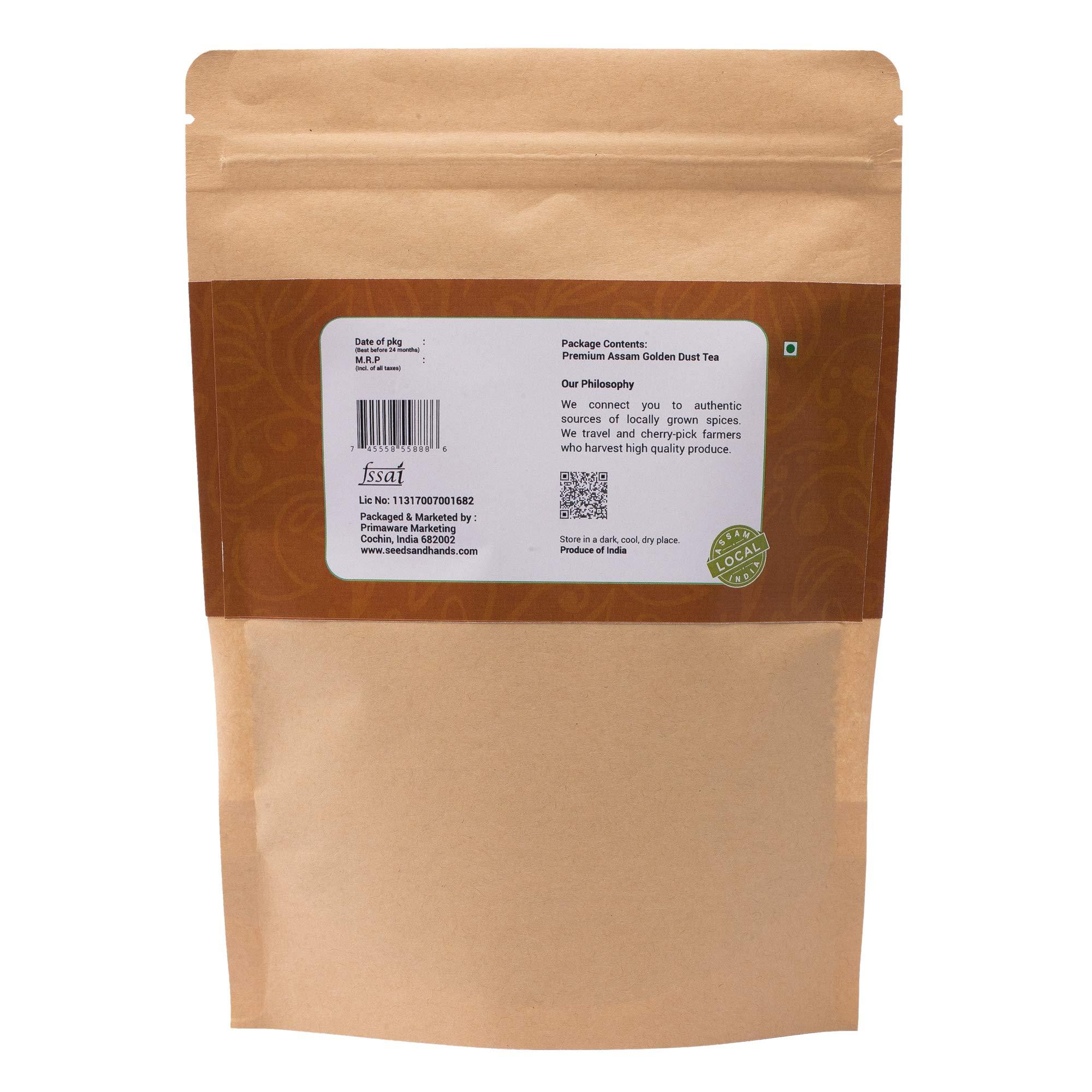 Seeds and Hands Seeds and Hands Assam Golden Dust Tea Powder [Low Pesticide] (250g)