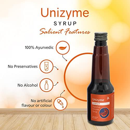 Uteright Unizyme Syrup (200 ml - Pack Of 3) | Supports digestive system |Vegeterian Syrup| For Digestive Wellness (200 ml - Pack of 3)