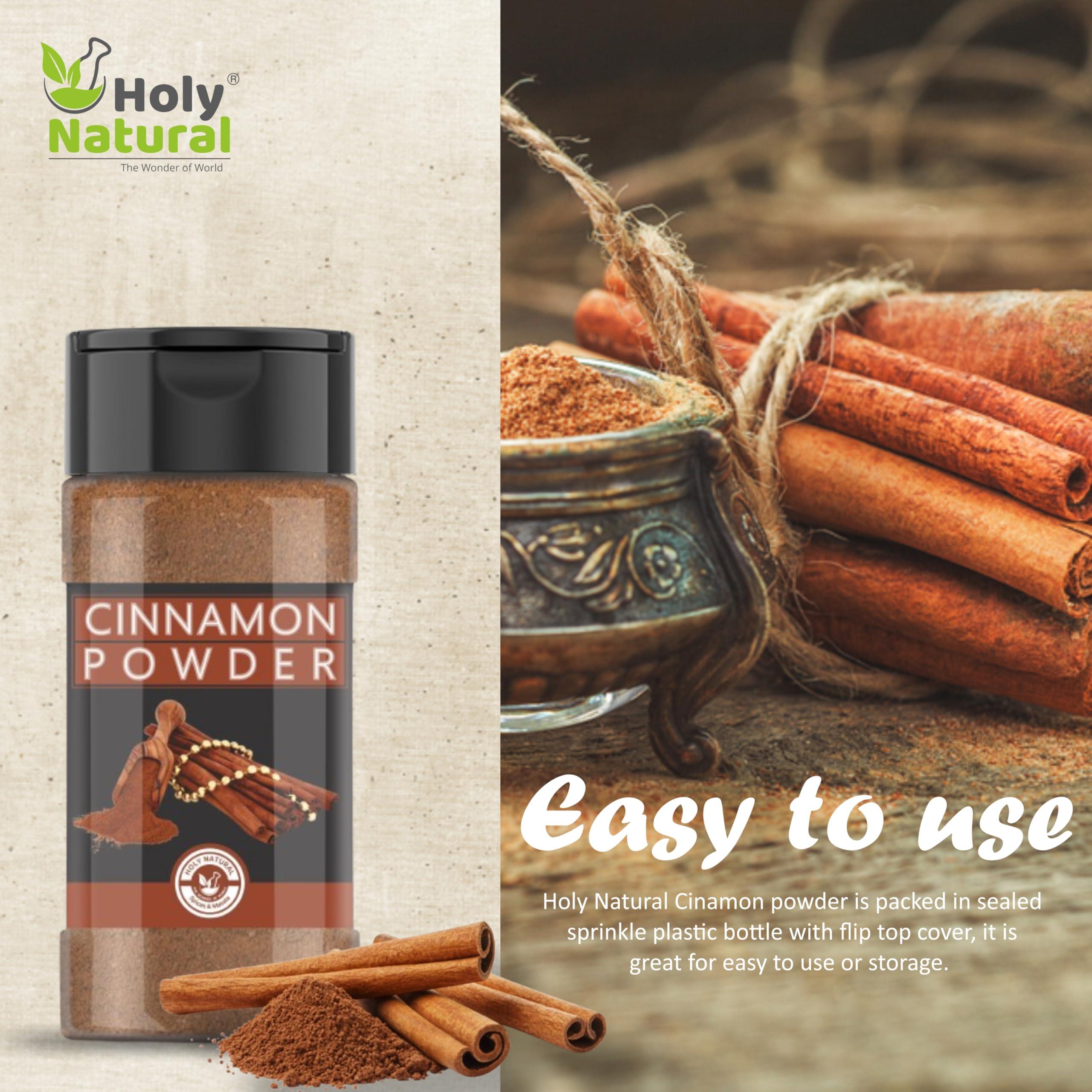 Holy Natural - The Wonder of World Holy Natural Pure and Natural Cinnamon (Dalcheeni) Powder - 85 GM