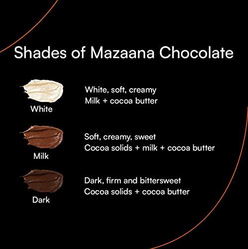 Mazaana Mazaana Milk Chocolate with Almonds Bar, 100gm, Premium Chocolates, Iron, Potassium, Zinc, For Every Occasion.(Pack of 4)
